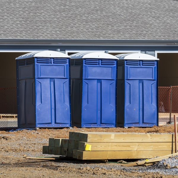 are there different sizes of portable toilets available for rent in Shindler